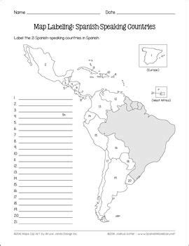 Spanish-Speaking Countries and Capitals Maps and Quiz | How to speak ...