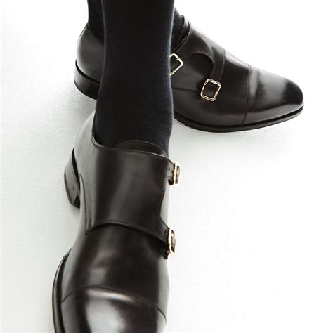 An Essential Shoe A Classic Double Buckle Monk Strap Style Shoe Featuring The Elkan Double