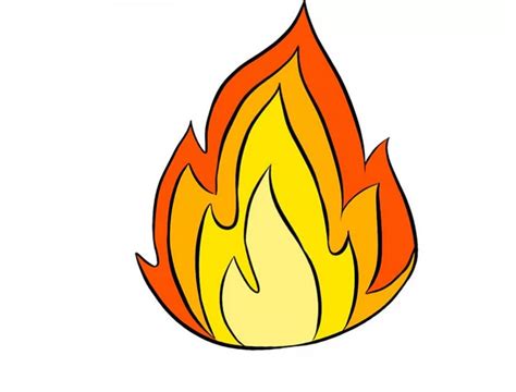 11 Easy Fire Drawing Ideas - How To Draw Fire - Julie Ann Art