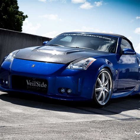 Blue Nissan 350z Wide Body Porn Sex Picture