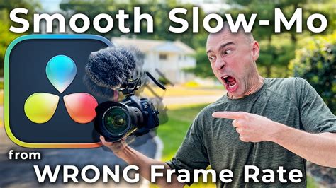 Create SMOOTH Slow Motion From WRONG 24fps Frame Rate DaVinci