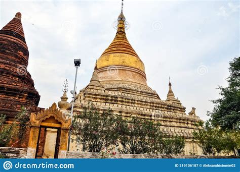 Valley Of A Thousand Pagodas In Myanmar Stock Image Image Of Burma