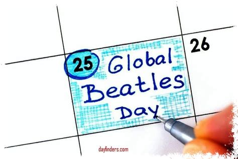 25th June Global Beatles Day About History Celebration Songs