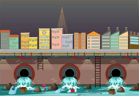 Water Pollution Vector Art, Icons, and Graphics for Free Download