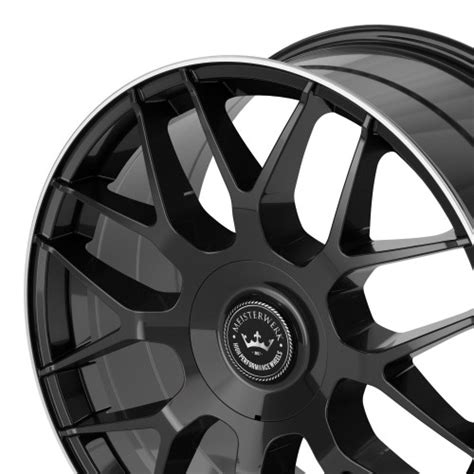 Meisterwerk Wheels MW17 Black Lip Polished Felgenshop De