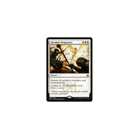 Carte Magic MTG Masters 25 Rare Akroma S Vengeance