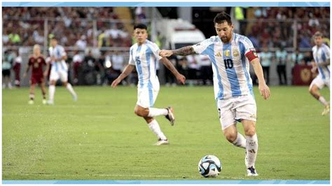 Hasil Akhir Argentina Vs Bolivia Lionel Messi Hattrick Tim Tango