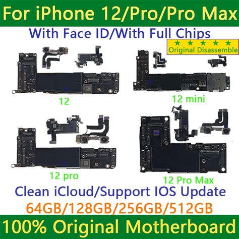 Original For Iphone 12 Pro Max Board Clean ICloud Support IOS Update