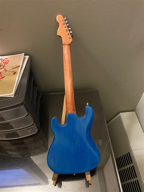 Handmade blue electric guitar | Guitars | Calgary | Kijiji