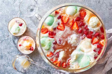 Rainbow Sherbet Punch Recipe