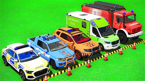 AUDI Q7 VW AMAROK DACIA DUSTER POLI VEHICLES AMBULANCE FIRE