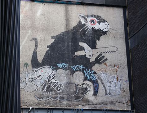 Banksy’s Giant Car Park rat appears again in Shoreditch - Art of the State