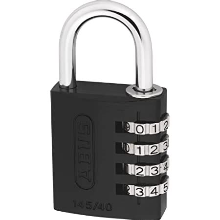 Master Lock 604EURD Cadenas à Combinaison à 4 Chiffres en Aluminium et