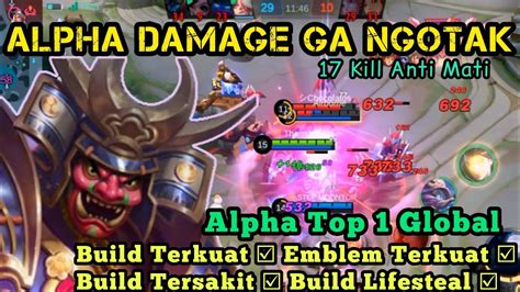 ALPHA BUFF Build Alpha Tersakit 2023 Build Alpha Tersakit Dan Terkuat