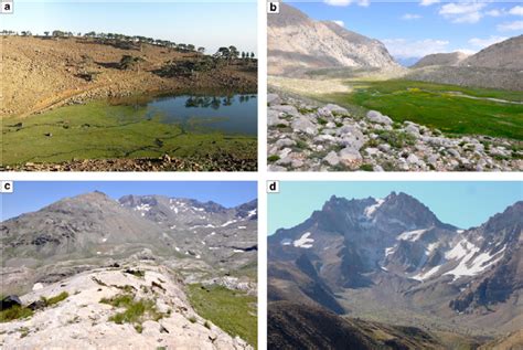 ( a ) The LGM-aged terminal moraine and moraine-dammed lake in the ...