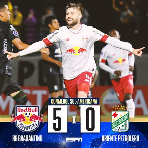 Espn Brasil On Twitter Goleada O Rb Bragantino Vence O Oriente