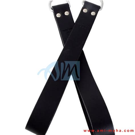 Black Leather Bdsm Adult Bondage Sex Sling Swing Ami Muha