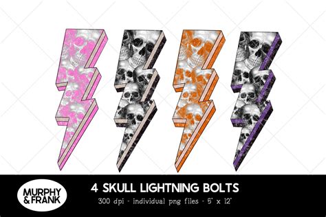 Lightning Bolt Png Lightning Bolt Sublimation Spooky Png Etsy