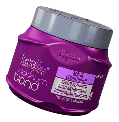 Forever Liss Máscara Matizadora Platinum Blond 250g Mercadolivre