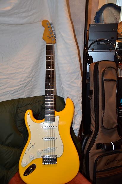 Esp Strat Yellow Electric Guitar Reverb Australia