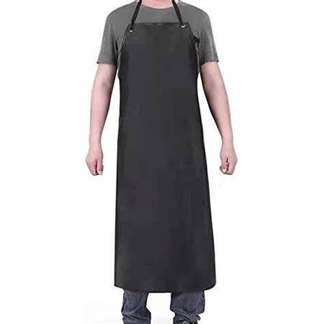 Pupopik Waterproof Rubber Vinyl Apron 40 Stay Dry Chemical Work