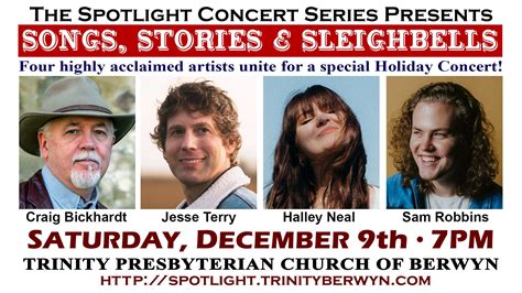 Spotlight Series Holiday Concert Trinity Presbyterian Church Of Berwyn