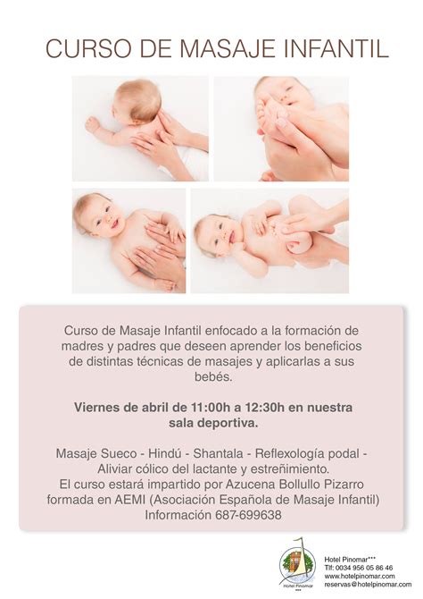 Comienza El Curso De Masaje Infantil Hotel Pinomar