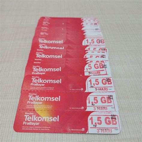 VOUCHER TEKOMSEL 1 5 GB 3 HARI Lazada Indonesia