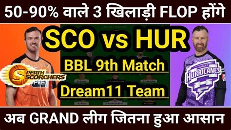 Sco Vs Hur Dream Sco Vs Hur Dream Prediction Perth Scorchers Vs