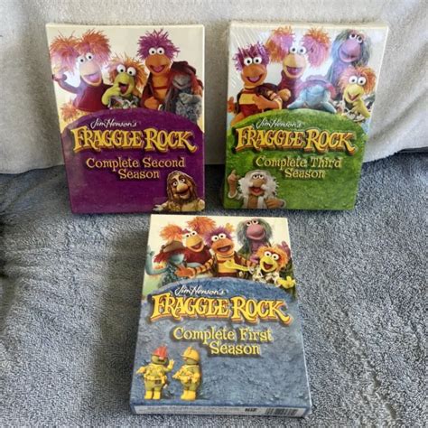 FRAGGLE ROCK DVD Complete Three Seasons Sealed Lot Set Jim Henson