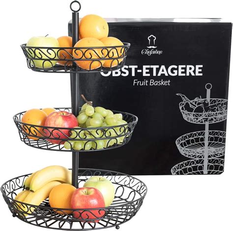 Chefarone Grande Corbeille A Fruits 3 Etages Panier A Fruits A Etages