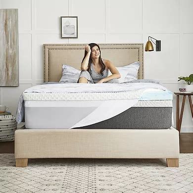 Sealy 3” SealyChill™ Gel Memory Foam Mattress Topper