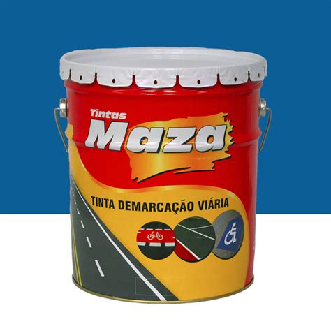 Tinta Acrílica Demarcação Viária Azul 18L Maza Leroy Merlin