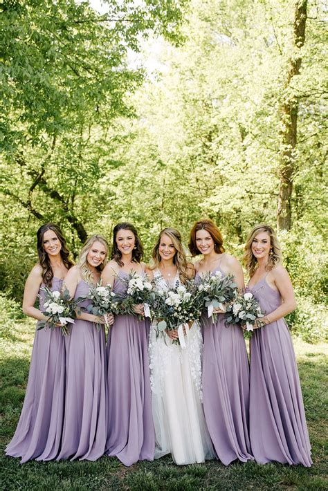 Jenny Yoo Inesse Bridesmaid Dress Brideside Lavender Bridesmaid