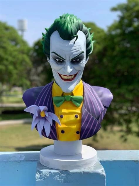 Joker Bust D Model D Printable Cgtrader