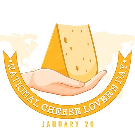 Icono Del Día Nacional De Los Amantes Del Queso Vector Gratis