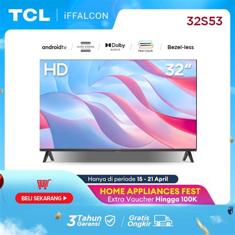 Jual FLASH SALE TCL IFFALCON 32 Inch Smart HD TV Android 11