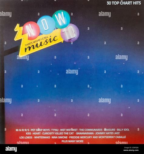 Now That's What I Call Music 10 vinyl LP record, pop compilation album cover Stock Photo - Alamy