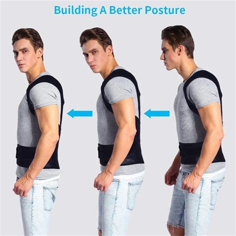 Back Posture Brace Adjustable Back Trainer Unisex