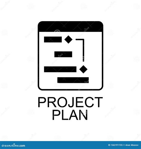 Project Plan Icon. Element of Software Development Signs with Name for Mobile Concept and Web ...