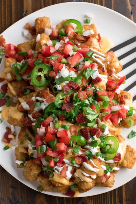 Tater Tot Nachos Loaded Totchos Peas And Crayons