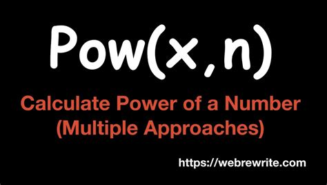 Calculate Power Using Recursion Java Pow X N Video Tutorial