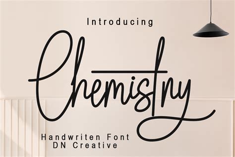 Chemistry Font Dn Creative Fontspace