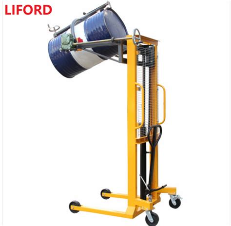 450kg Mechanical Hydraulic Drum Lifter Hand Manual Drum Stacker Drum