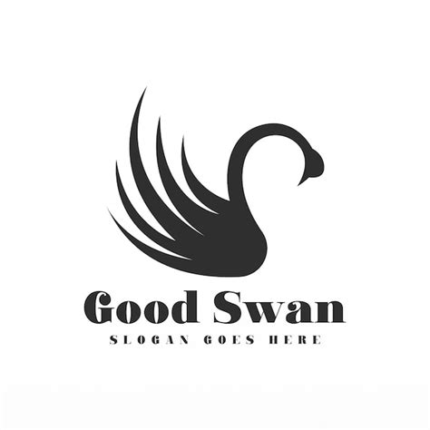 Premium Vector Swan Logo Design Template Swan Logo Concept