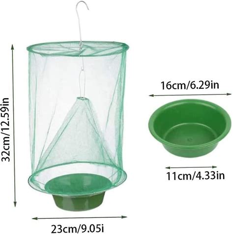 2pcs Effective Trap Fly Catcher Cage Hanging Insect Catcher Net Cage