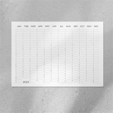 Wall Planner 2023 A0 Wall Planner Modern Wall Planner Etsy Australia