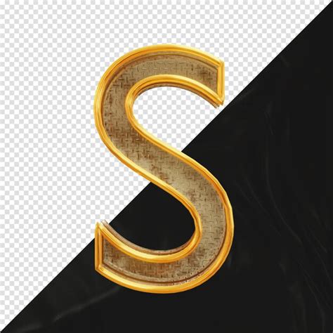 Letras D Renderizadas Textura Met Lica Realista Psd Premium