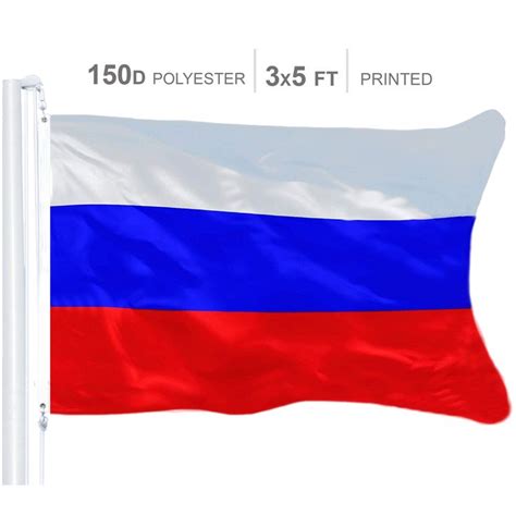 Russia Russian Flag 150d Printed Polyester 3x5 Ft Flag Polyester