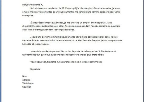 Lettre De Motivation Pr Pa Ecs Laboite Cv Fr